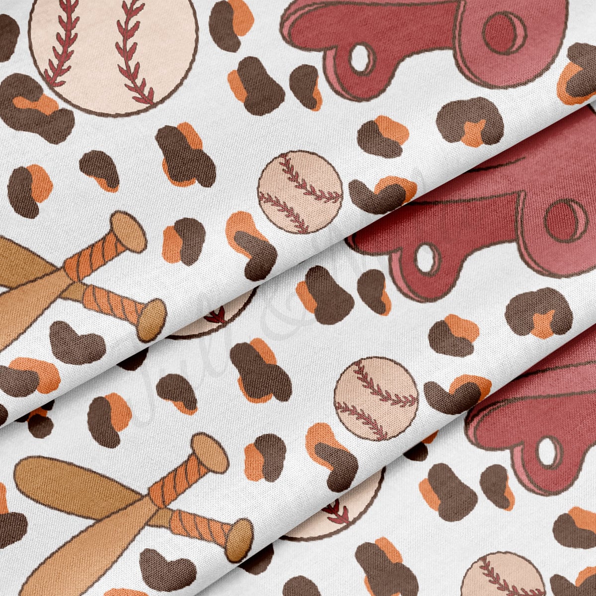 100% Cotton Fabric CTN2509 Baseball