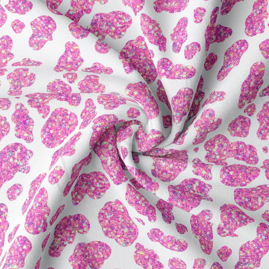 DBP Fabric Double Brushed Polyester Fabric DBP2498 Cow