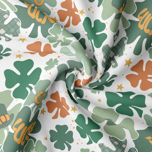 DBP Fabric Double Brushed Polyester DBP2506 St. Patrick's Day