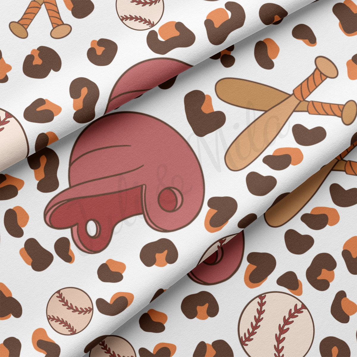 DBP Fabric Double Brushed Polyester DBP2509 Baseball