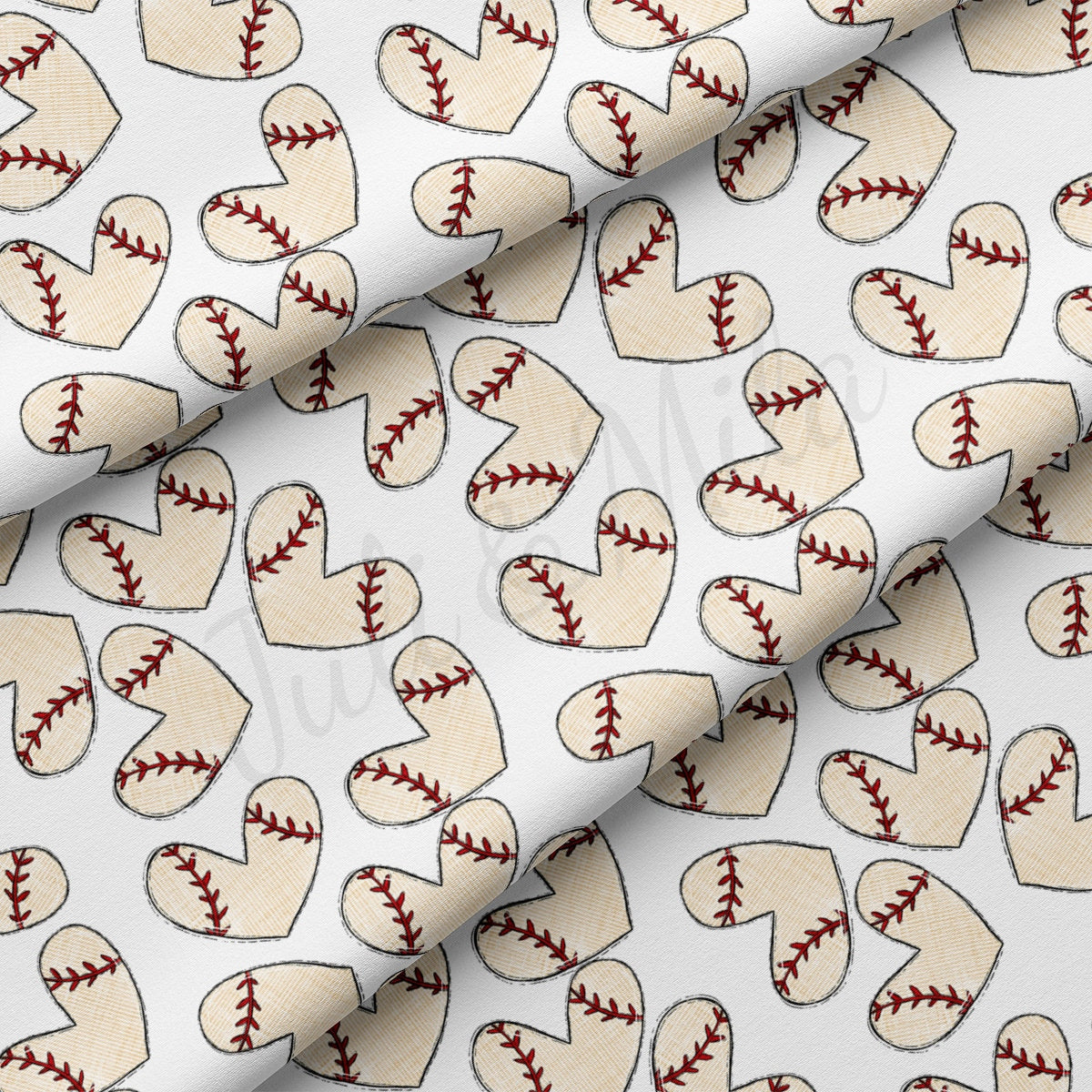 DBP Fabric Double Brushed Polyester DBP2514 Baseball
