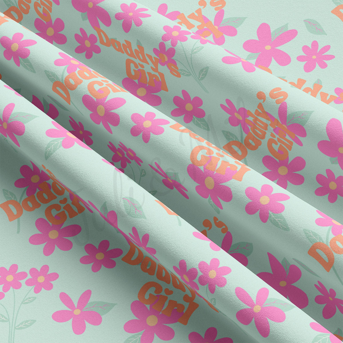 DBP Fabric Double Brushed Polyester DBP2519 Daddy's Girl