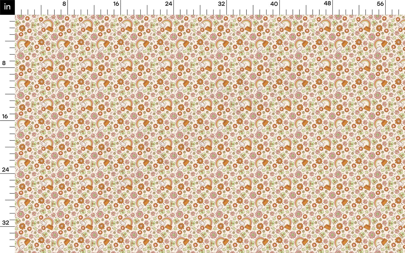 Rib Knit Fabric RBK2508 St. Patrick's Day