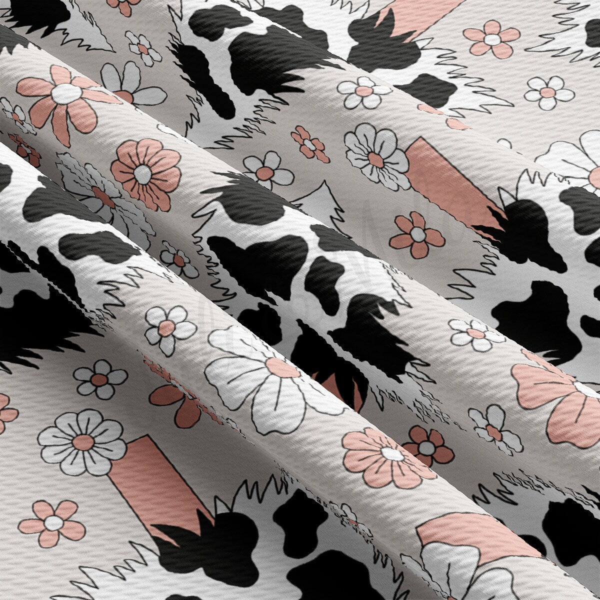 Bullet Fabric  AA2605 Christmas Cow