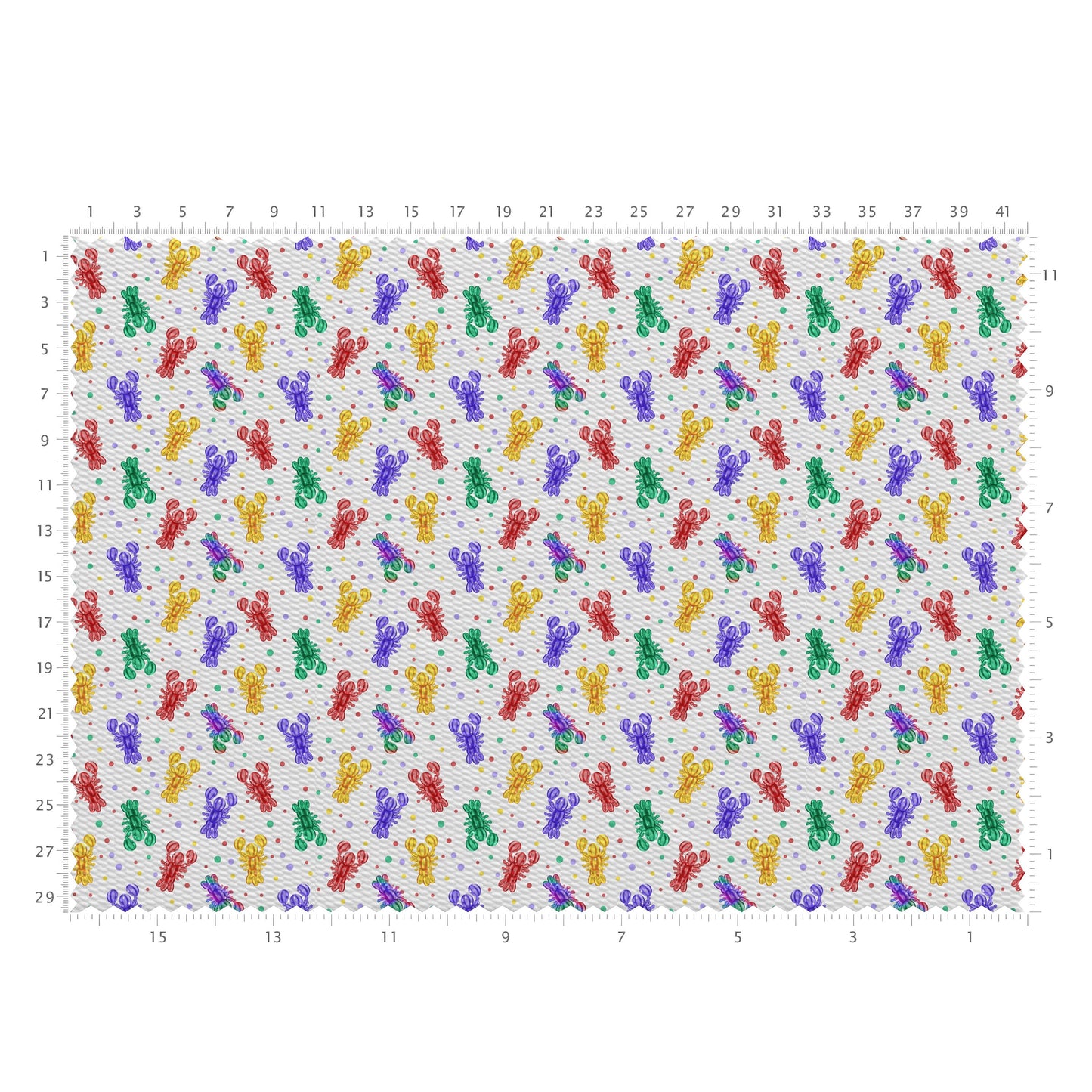 Mardi Gras Bullet Fabric AA2649