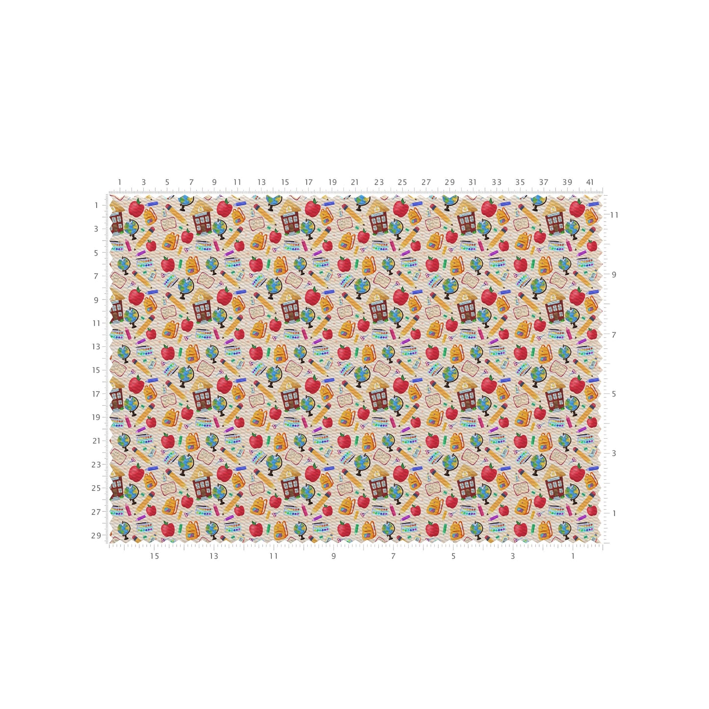 Back to School Bullet Fabric AA2652