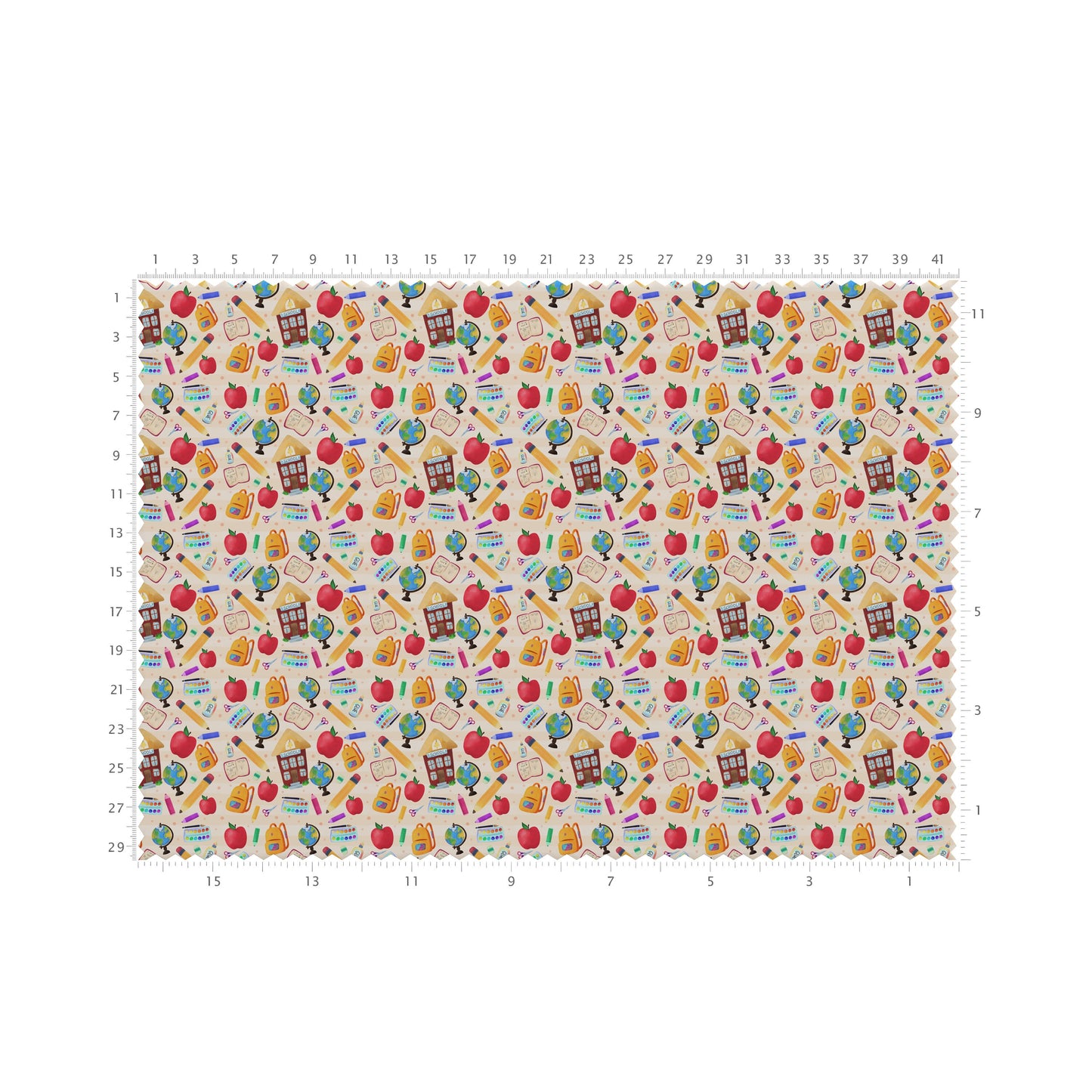 DBP Fabric Double Brushed Polyester DBP2652 Back to School