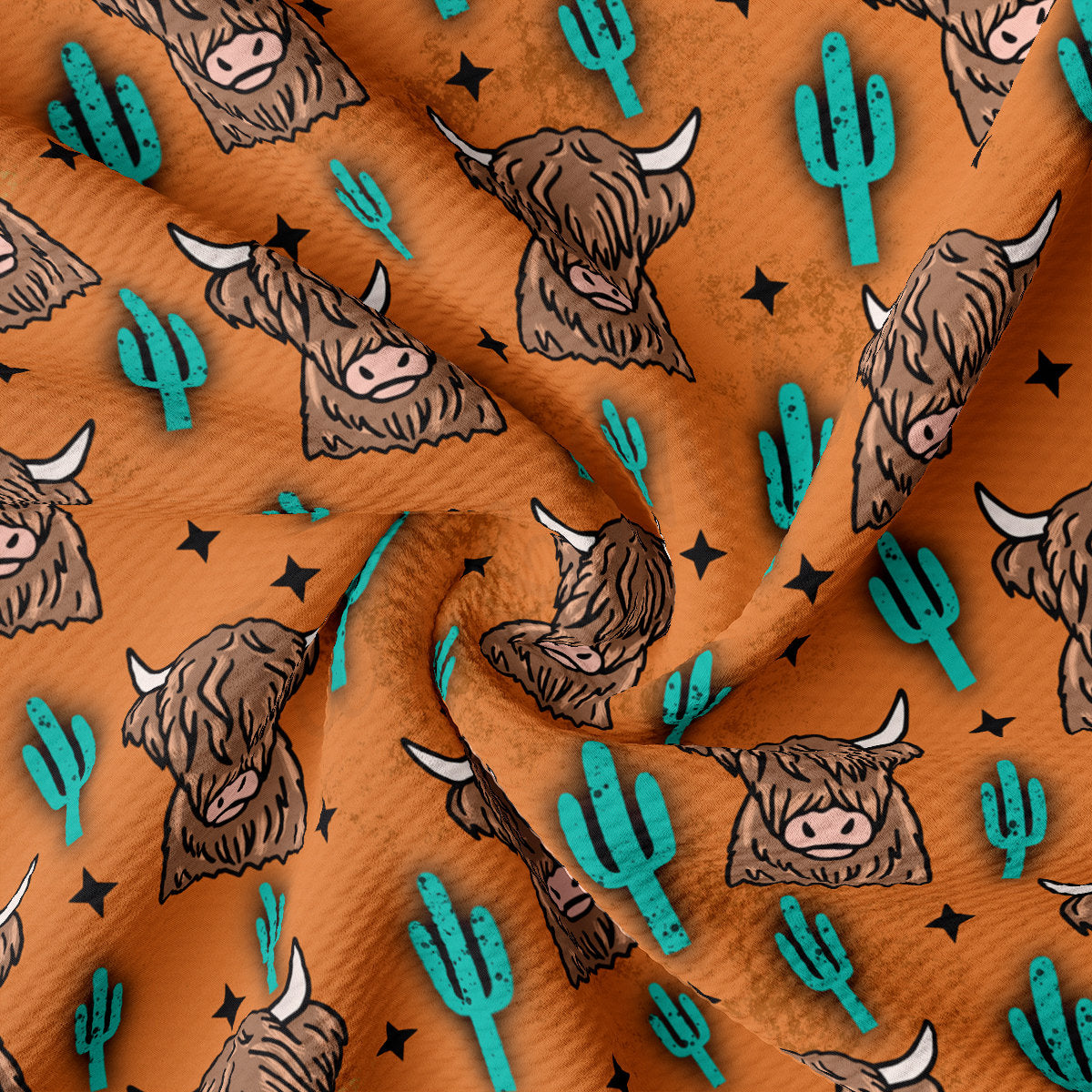 Bullet Fabric AA2568 Highland Cow