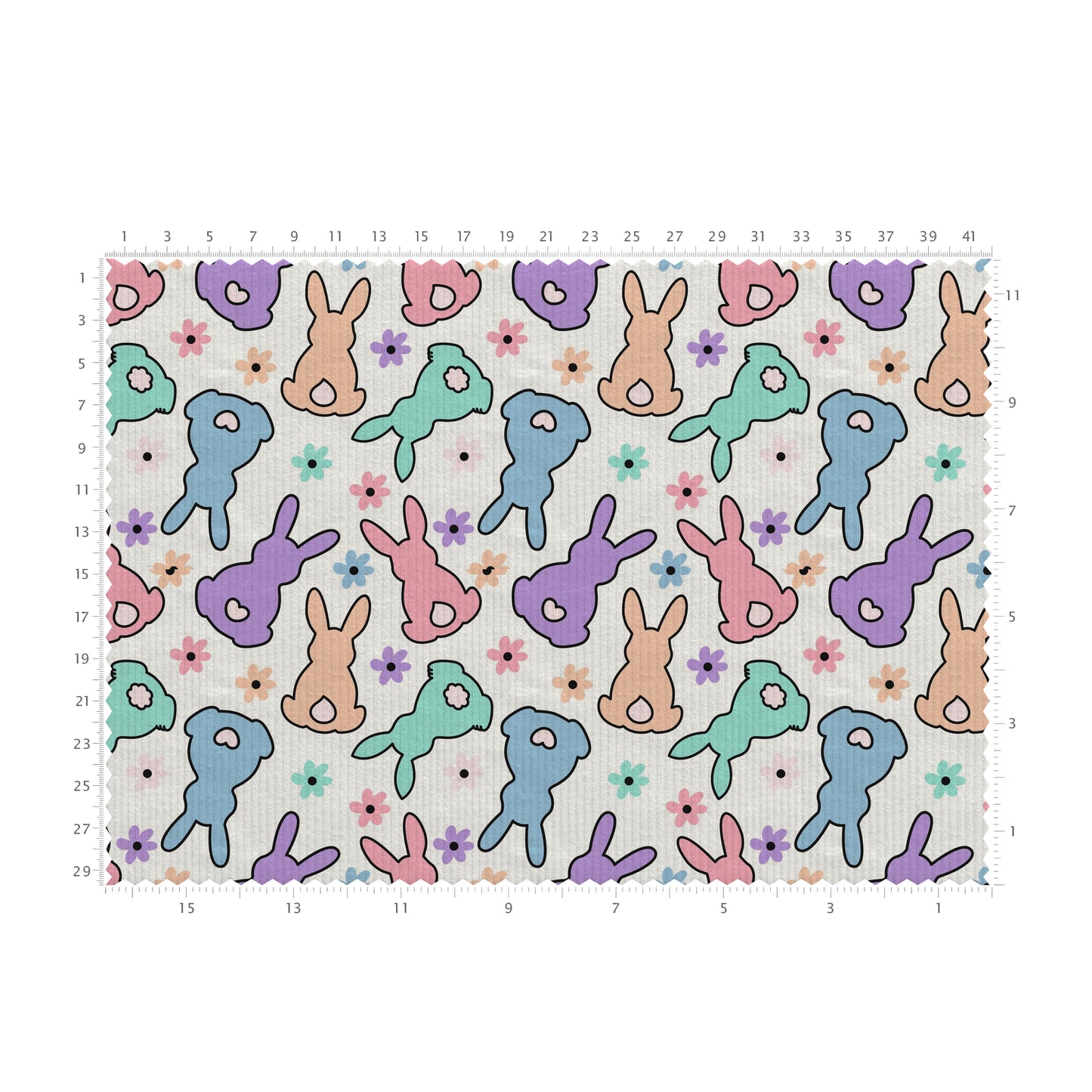 Rib Knit Fabric RBK2632 Easter