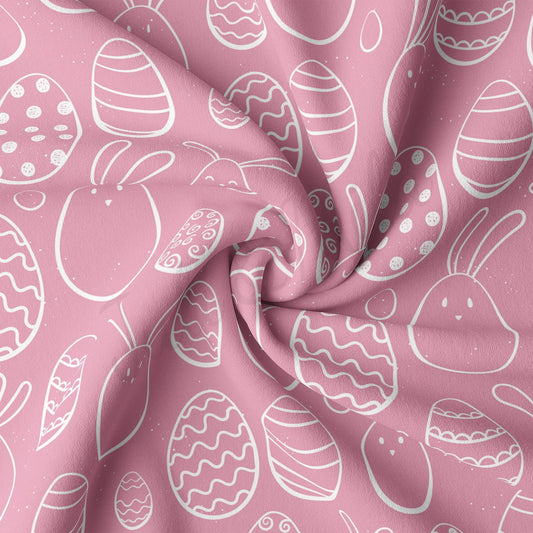 DBP Fabric Double Brushed Polyester DBP2547 Easter