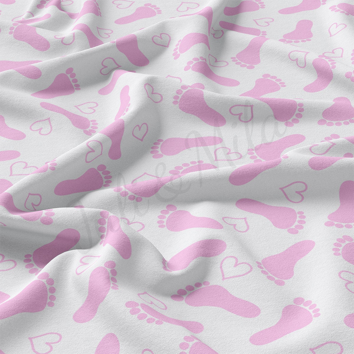 DBP Fabric Double Brushed Polyester DBP2565 Labor and Delivery Baby