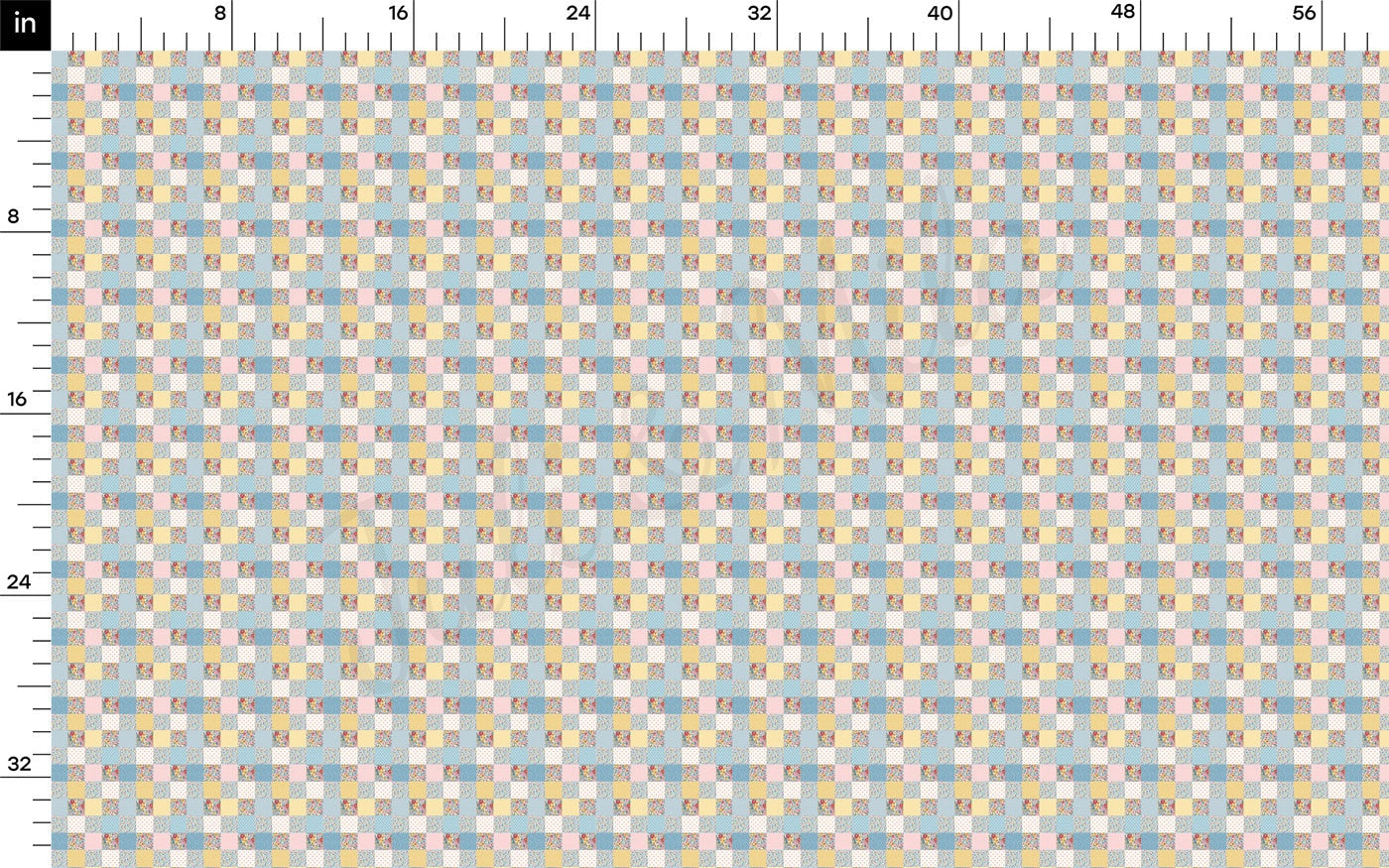 DBP Fabric Double Brushed Polyester DBP2566 Patchwork