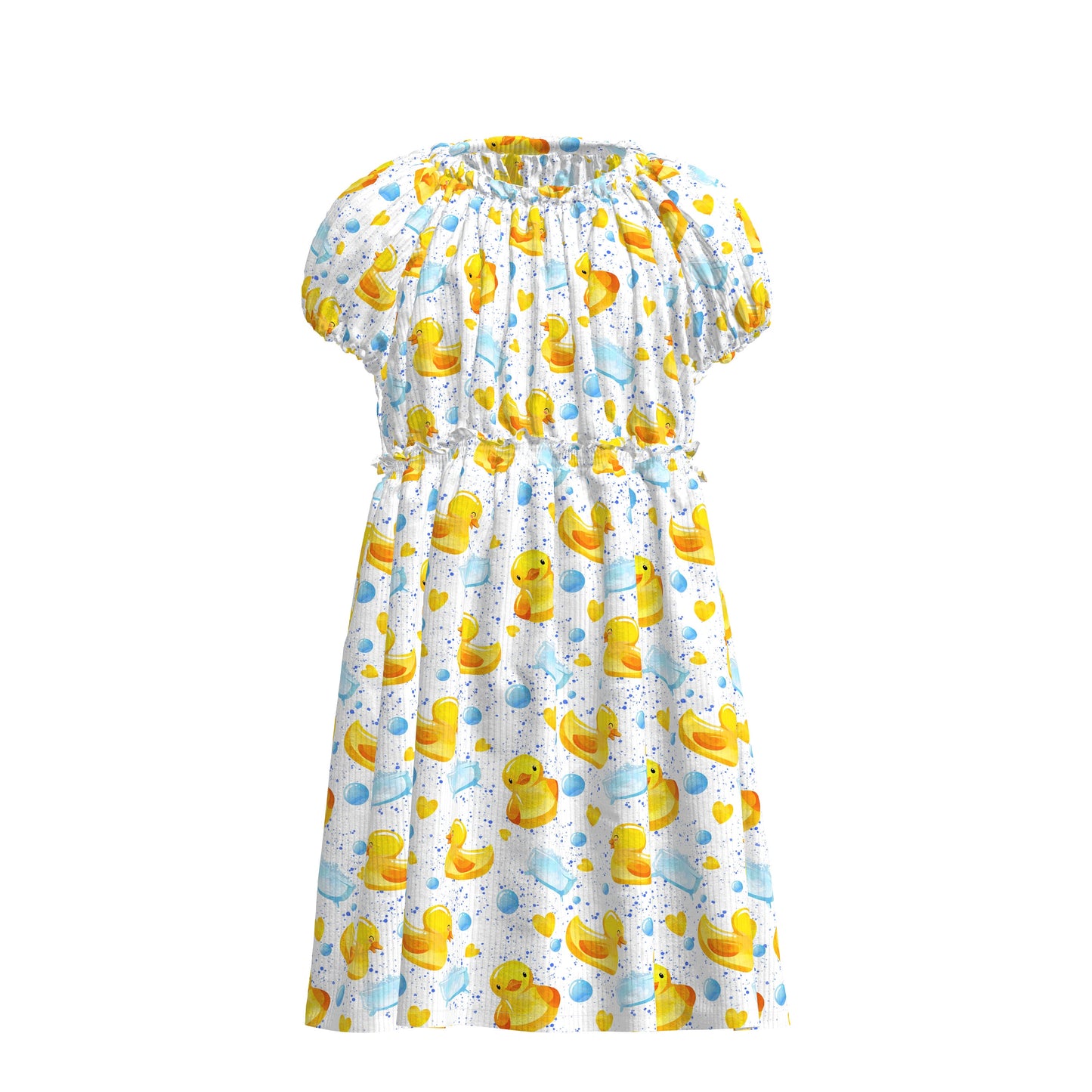 Rib Knit Fabric RBK2589 Ducks