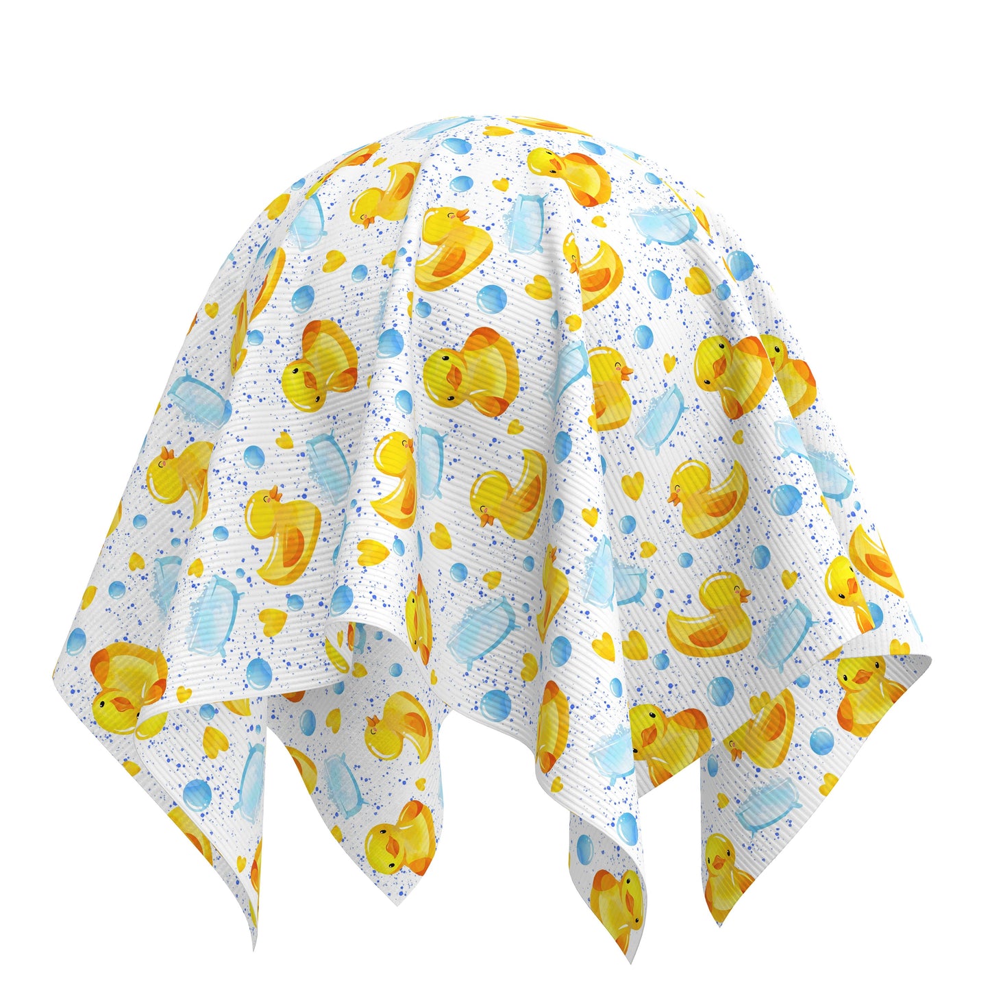 Rib Knit Fabric RBK2589 Ducks
