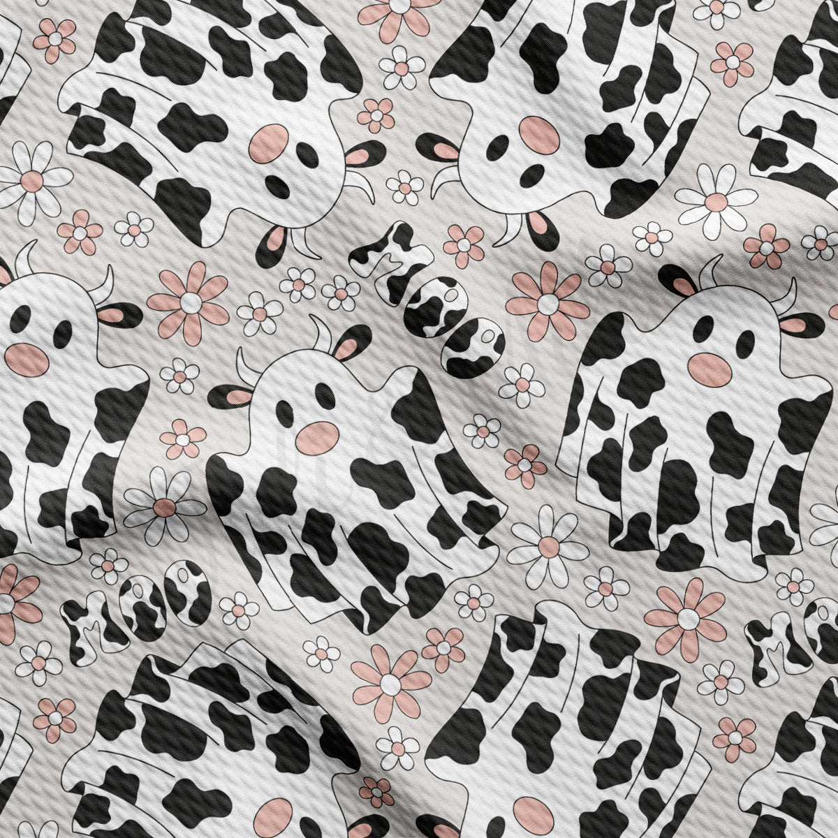 Bullet Fabric AA2603 Cow Halloween Cow