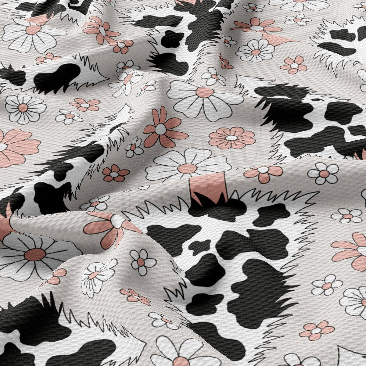 Bullet Fabric  AA2605 Christmas Cow