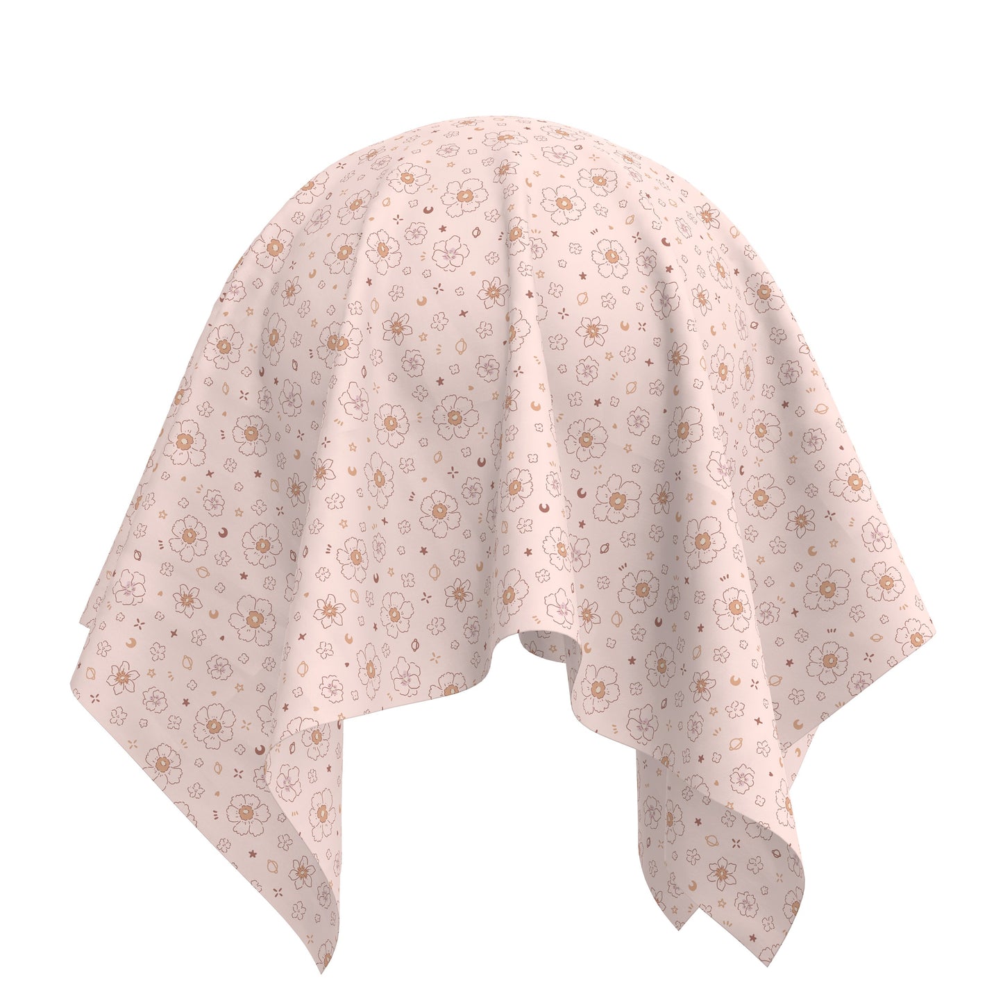 100% Cotton Fabric By the Yard Printed in USA Cotton Sateen -  Cotton CTN2655 Floral