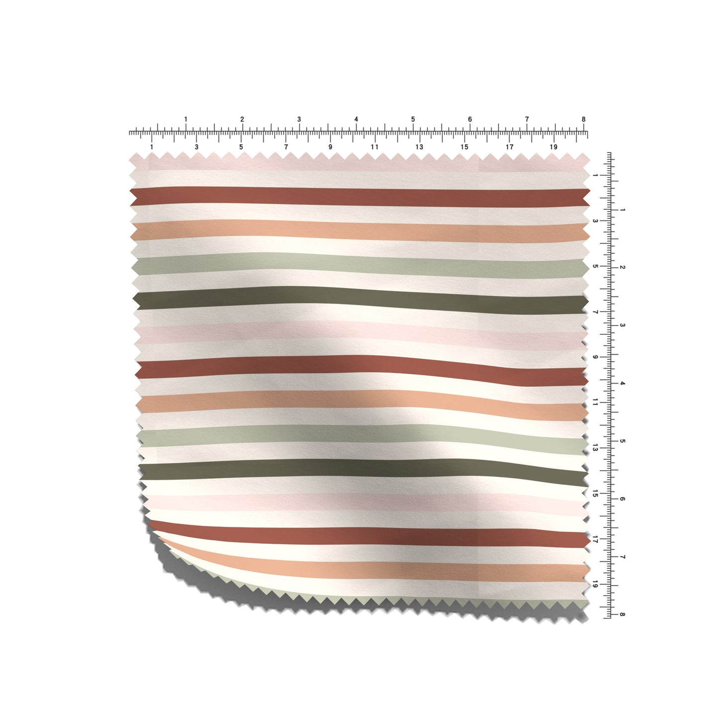 100% Cotton Fabric By the Yard Printed in USA Cotton Sateen -  Cotton CTN2656 Stripes