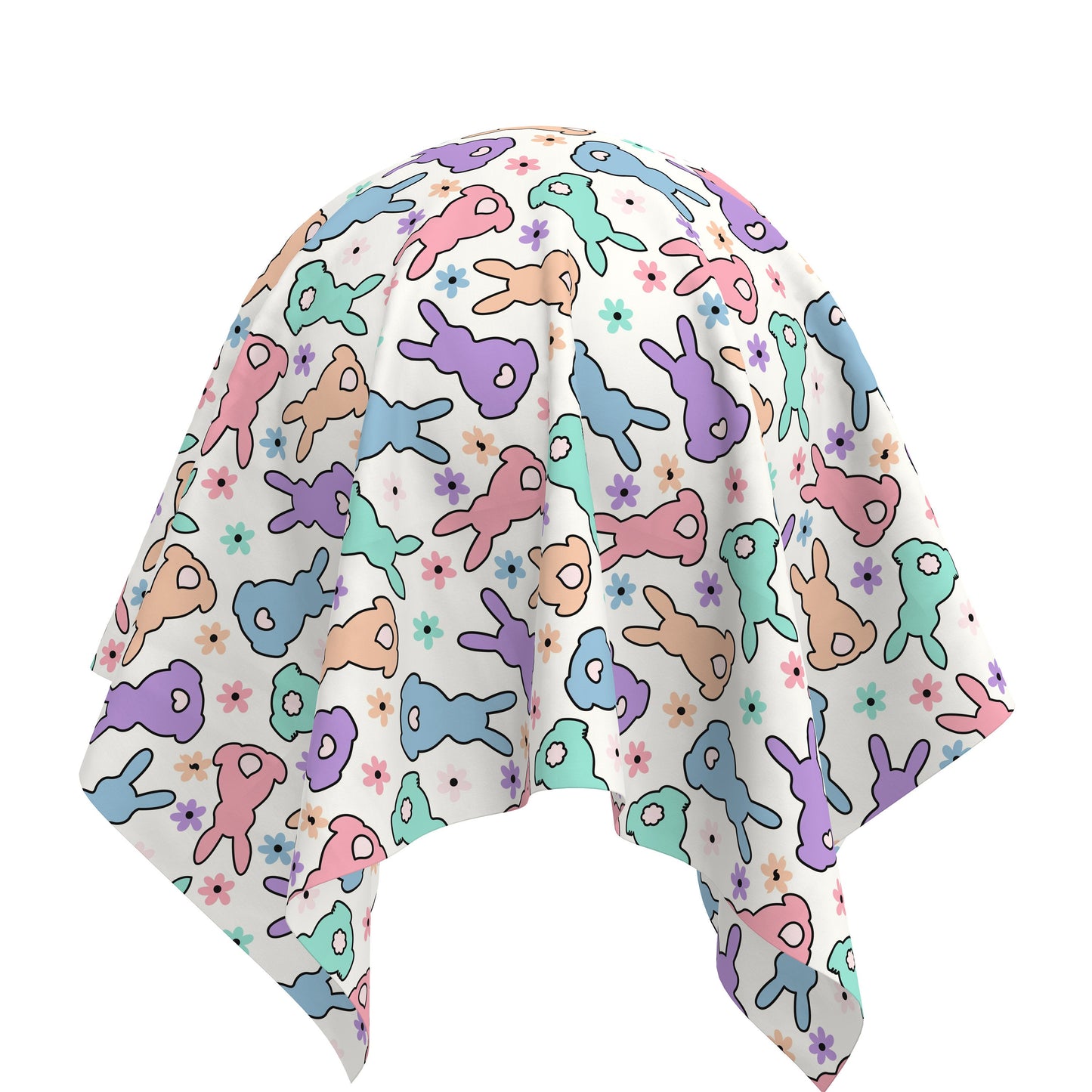 100% Cotton Fabric By the Yard Printed in USA Cotton Sateen -  Cotton CTN2633 Easter