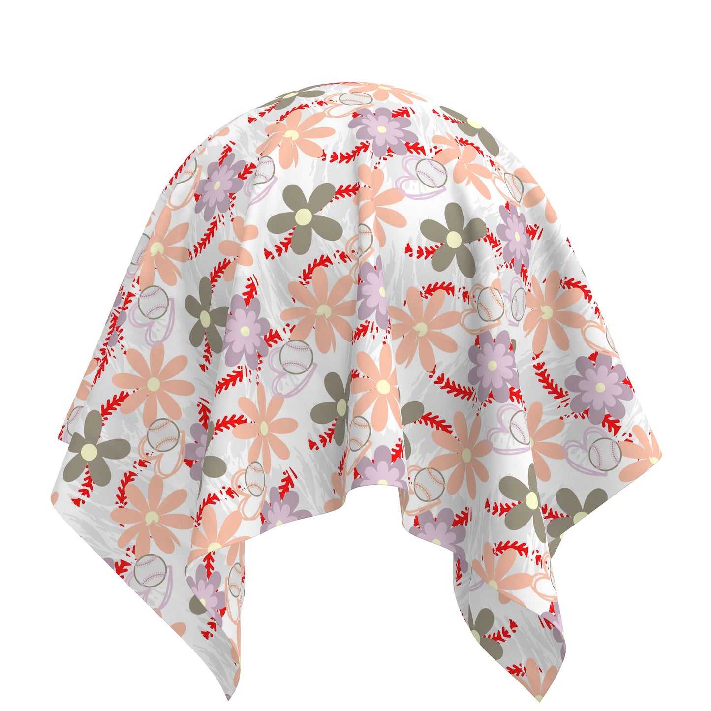 100% Cotton Fabric By the Yard Printed in USA Cotton Sateen -  Cotton CTN2636 Baseball