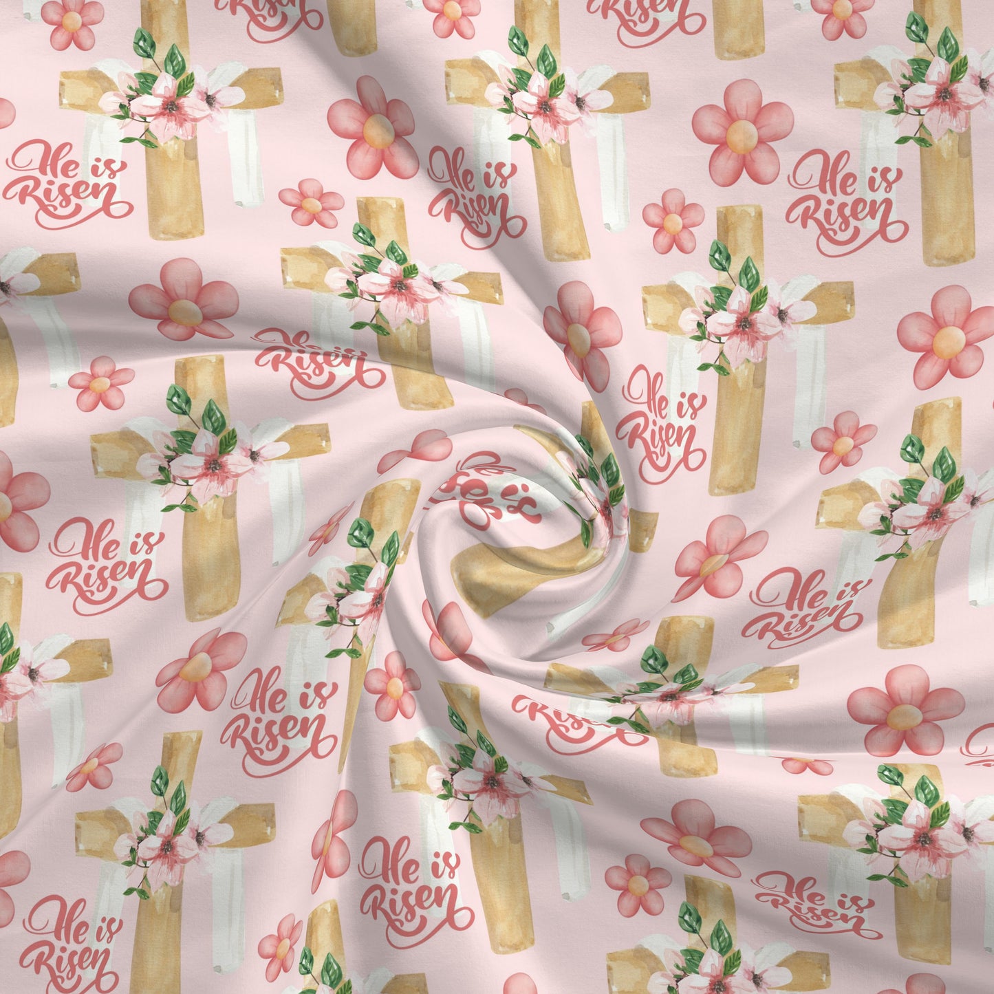 100% Cotton Fabric By the Yard Printed in USA Cotton Sateen -  Cotton CTN2638 Easter