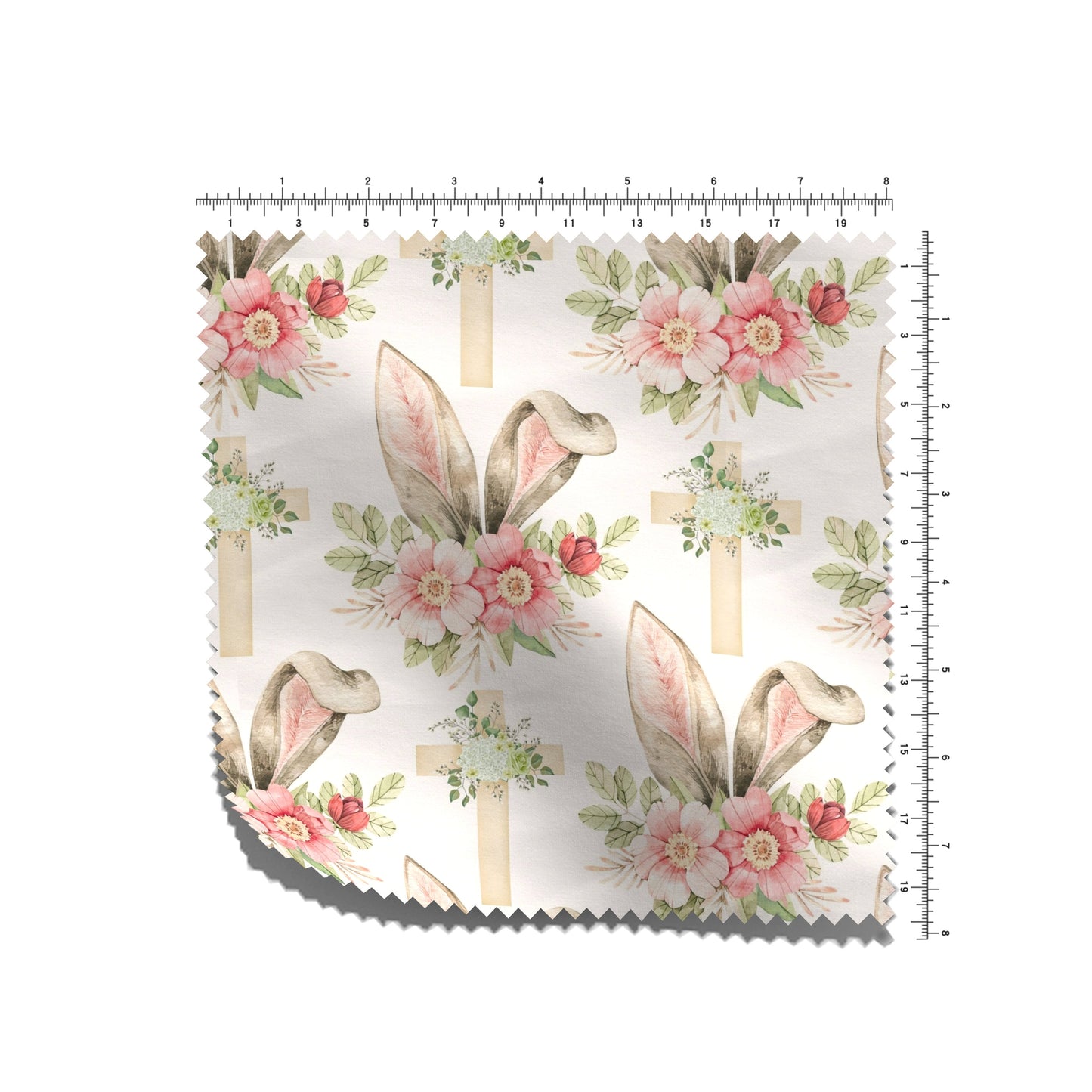 100% Cotton Fabric By the Yard Printed in USA Cotton Sateen -  Cotton CTN2640 Easter