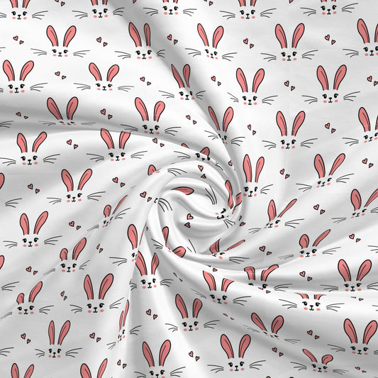 100% Cotton Fabric By the Yard Printed in USA Cotton Sateen -  Cotton CTN2641 Easter