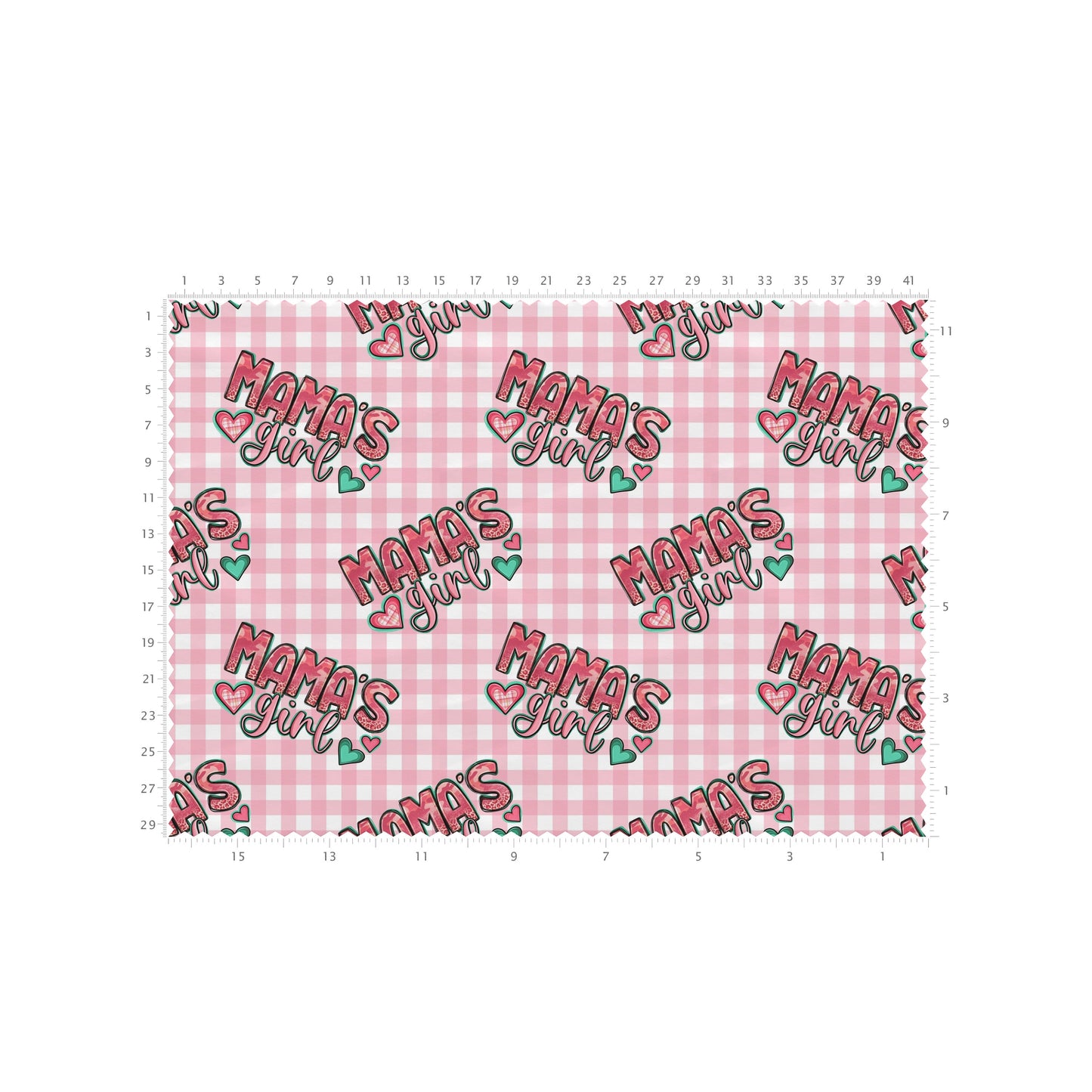 100% Cotton Fabric By the Yard Printed in USA Cotton Sateen -  Cotton CTN2643 Mama&#39;s Girl