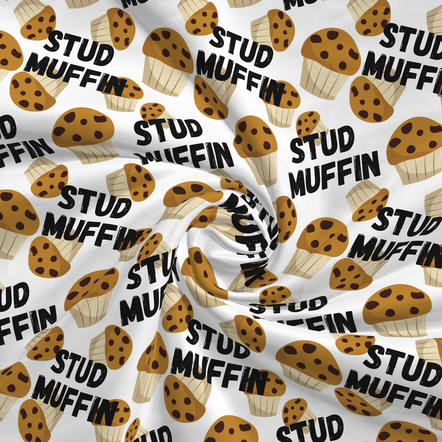 100% Cotton Fabric By the Yard Printed in USA Cotton Sateen -  Cotton CTN2644 Stud Muffin