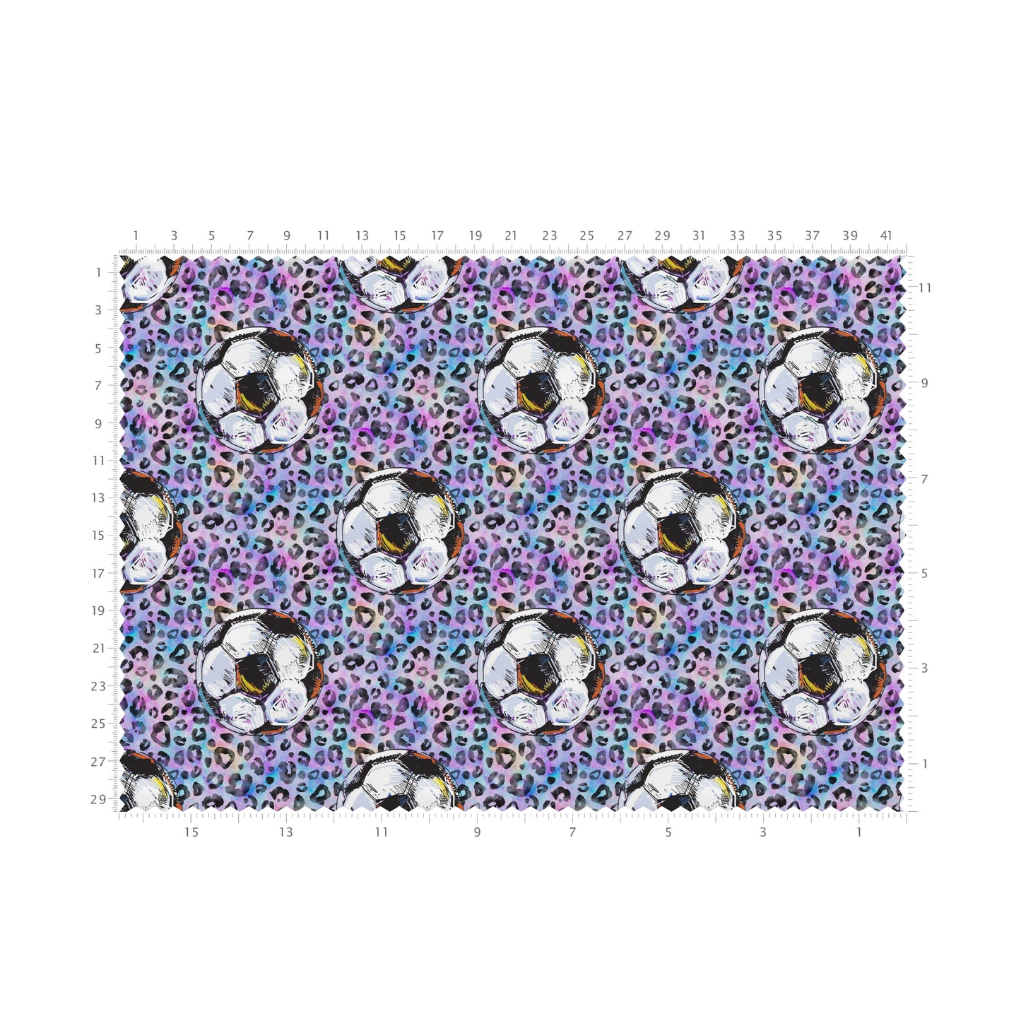 100% Cotton Fabric By the Yard Printed in USA Cotton Sateen -  Cotton CTN2645 Soccer