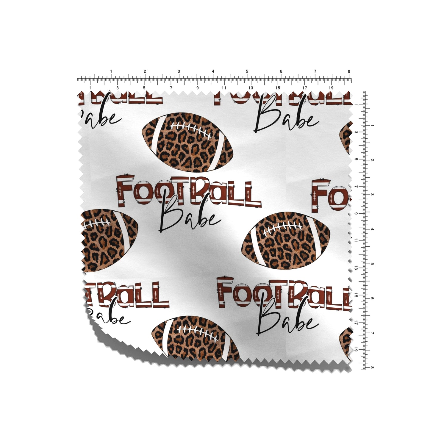 100% Cotton Fabric By the Yard Printed in USA Cotton Sateen -  Cotton CTN2647 Football