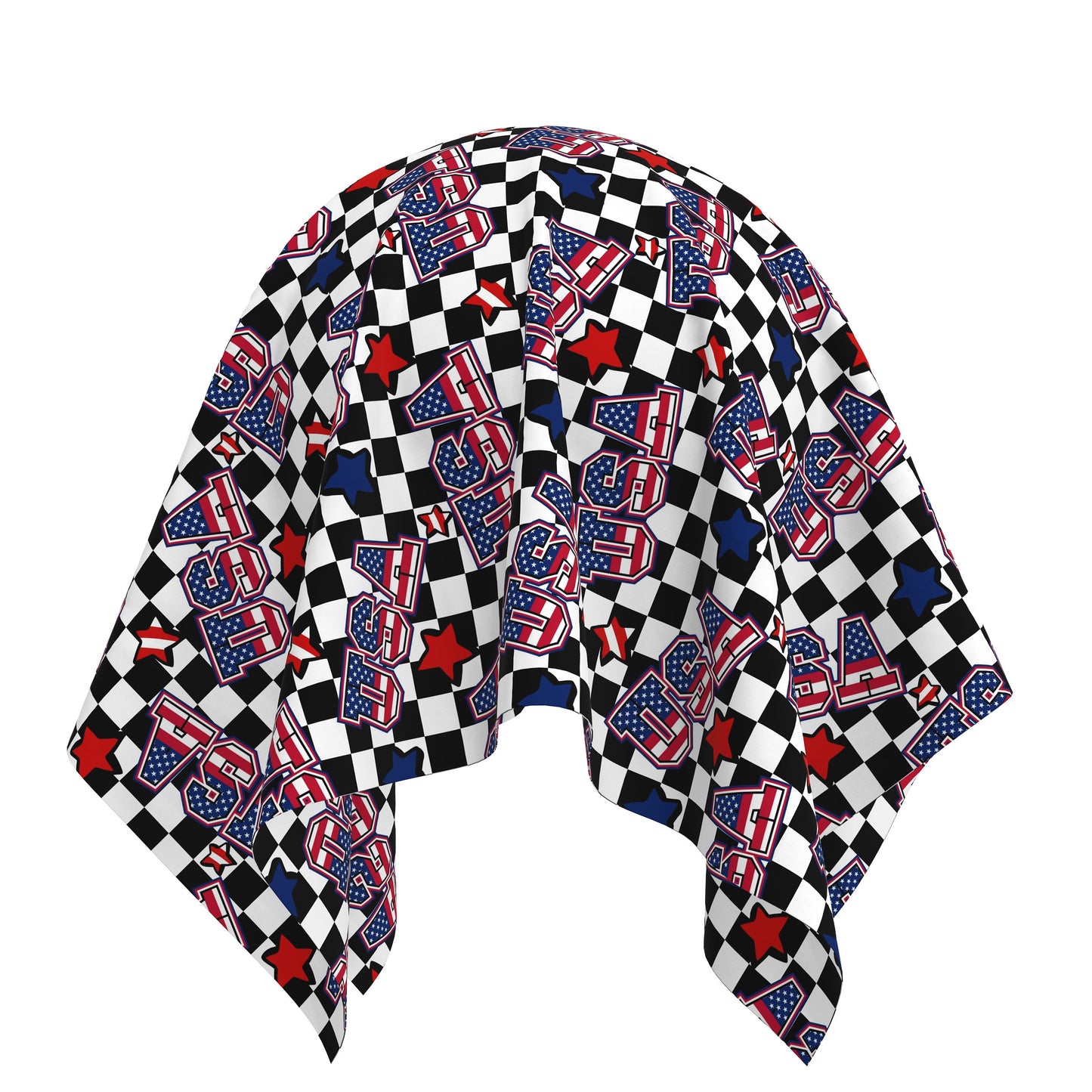 100% Cotton Fabric By the Yard Printed in USA Cotton Sateen -  Cotton CTN2648 USA 4th of July