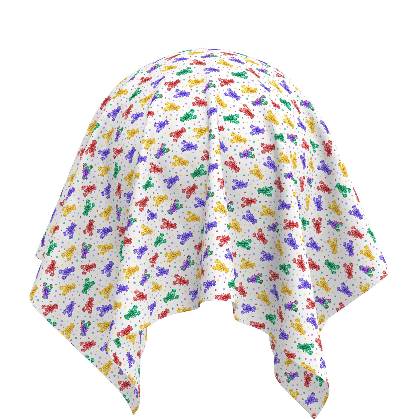 100% Cotton Fabric By the Yard Printed in USA Cotton Sateen -  Cotton CTN2649 Mardi Gras