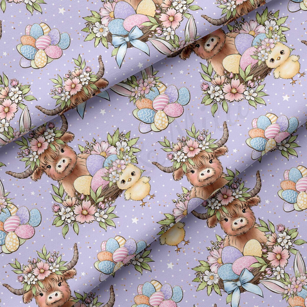 DBP Fabric Double Brushed Polyester DBP2627 Easter