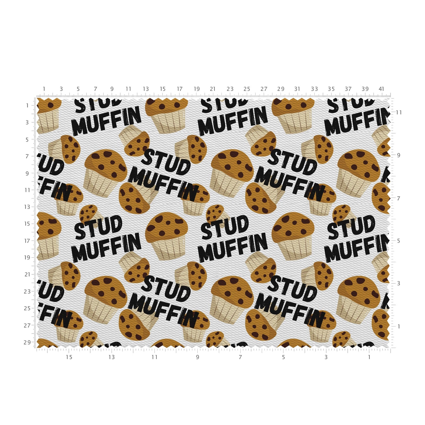 Stud Muffin Bullet Fabric AA2644