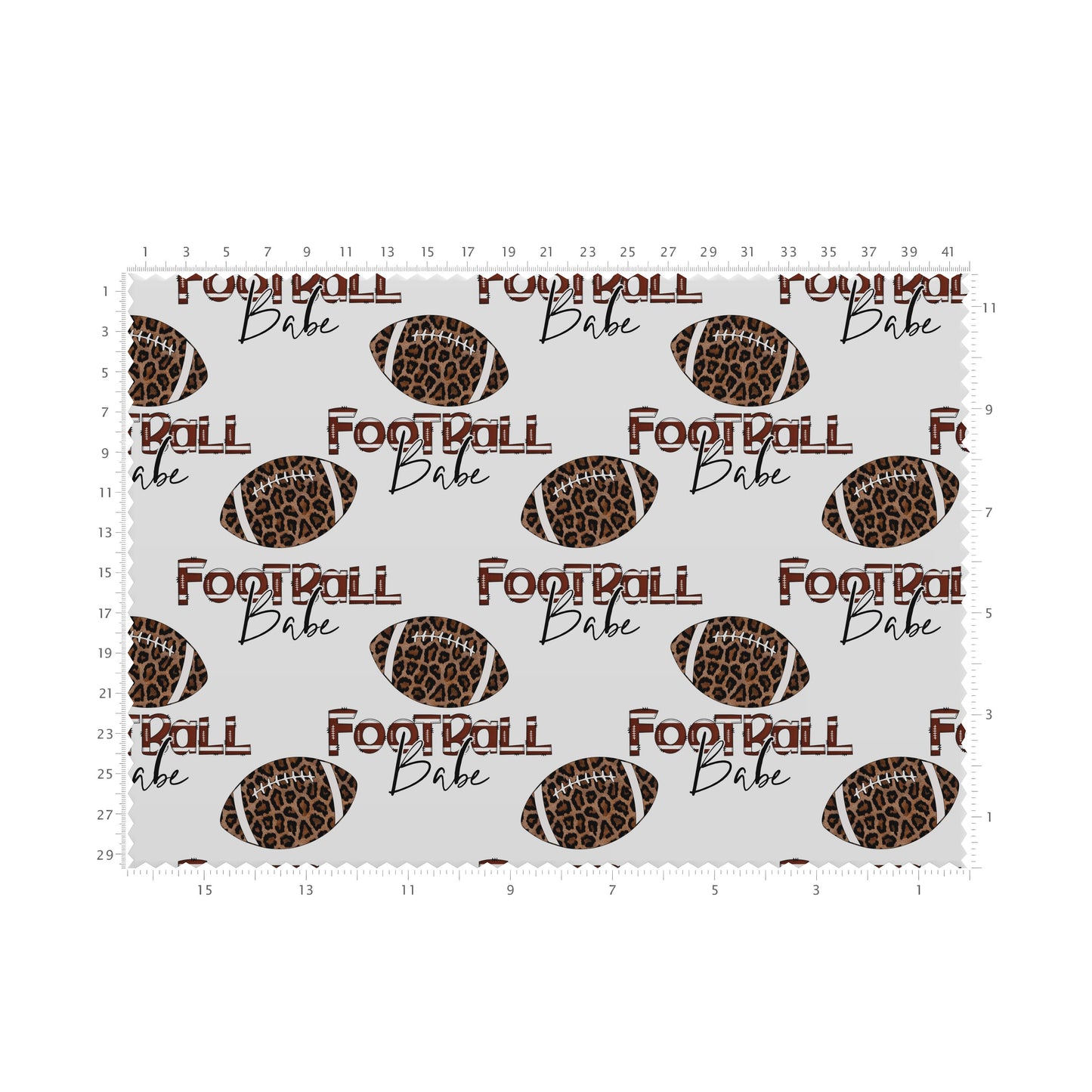 Football Babe DBP Fabric Double Brushed Polyester DBP2647