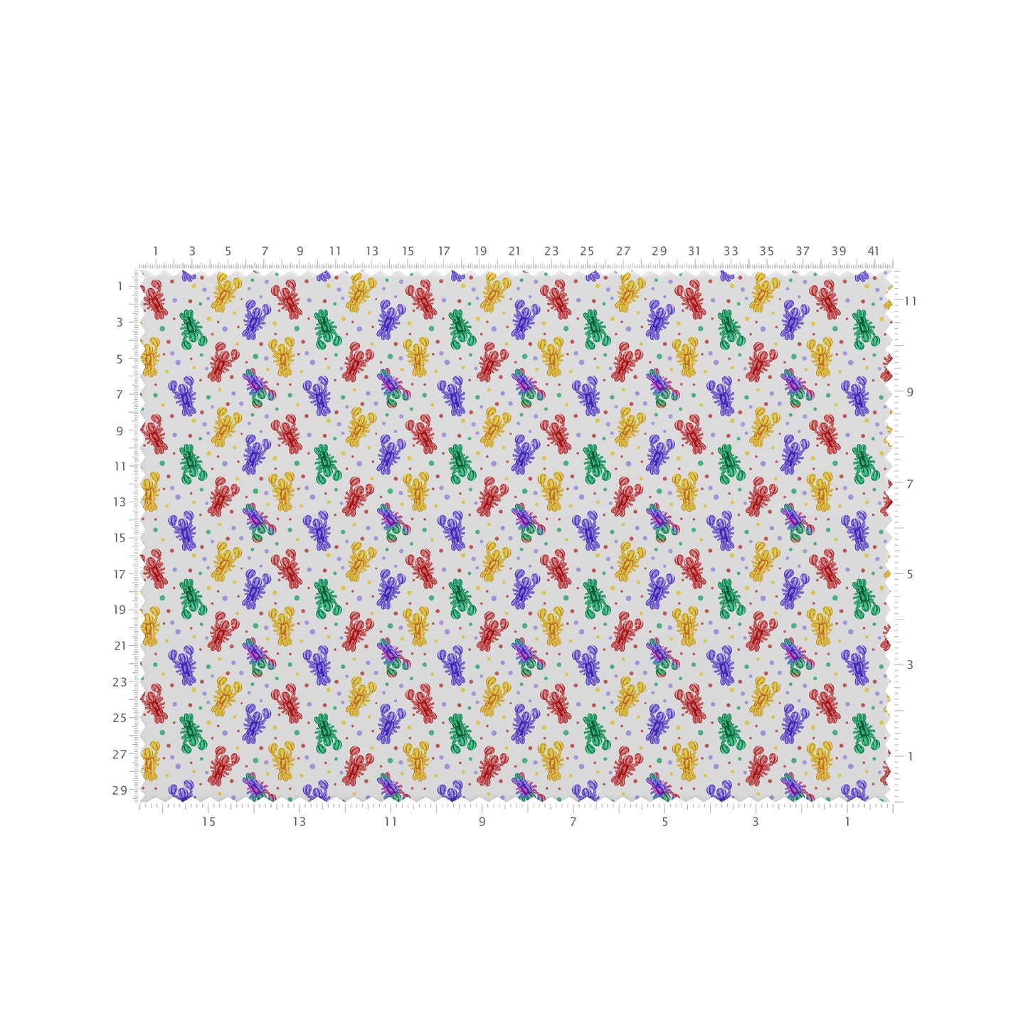 DBP Fabric Double Brushed Polyester DBP2649 Mardi Gras