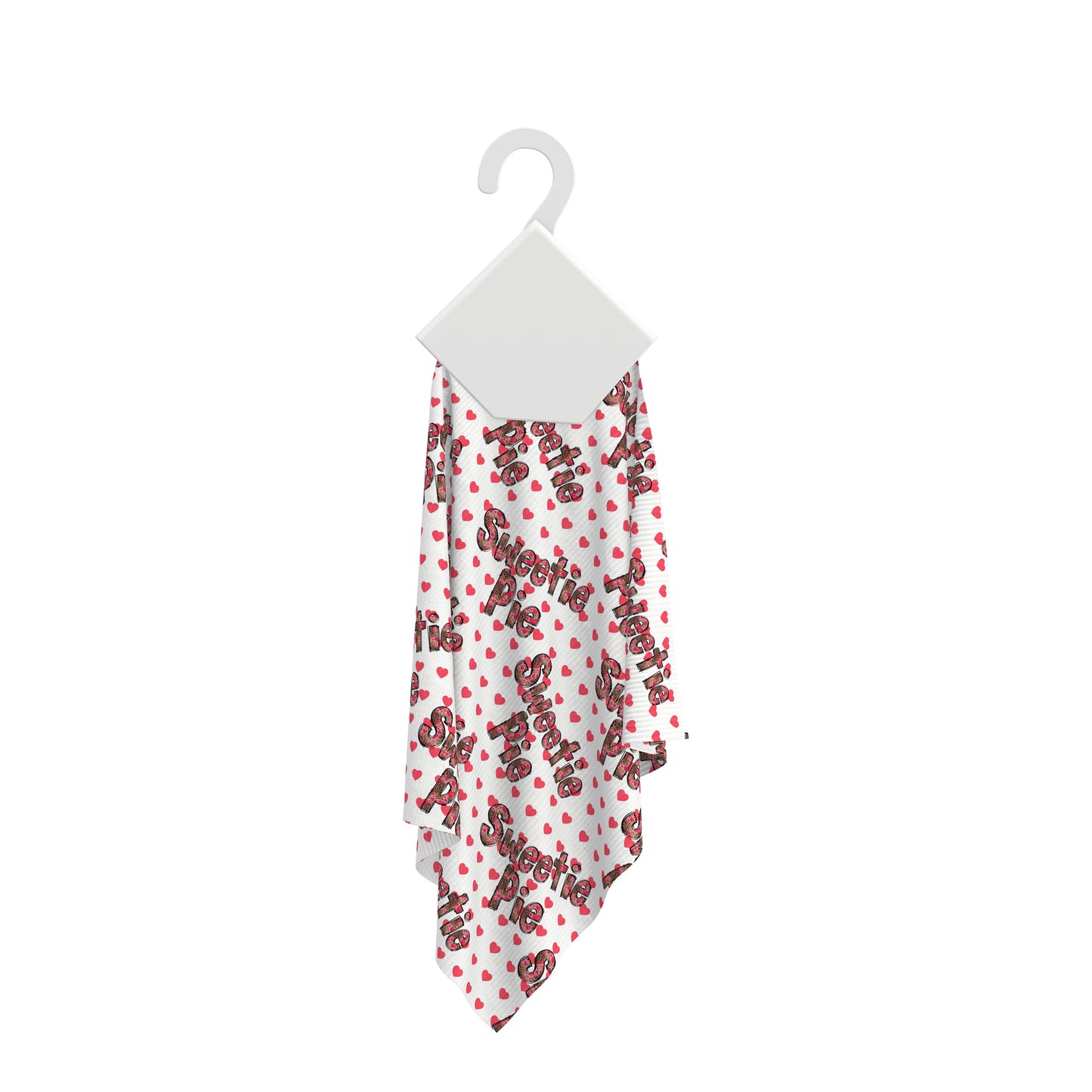 Rib Knit Fabric RBK2637 Valentine's Day Sweetie Pie