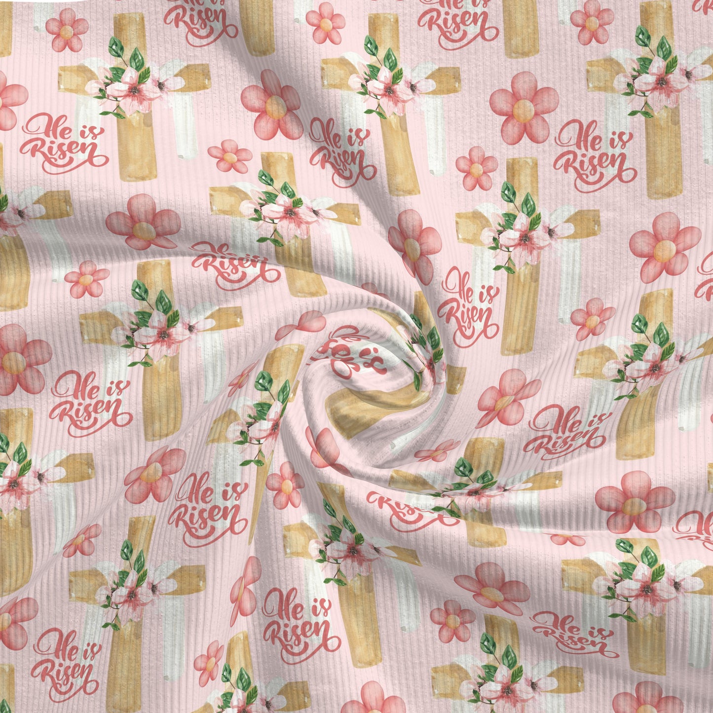 Rib Knit Fabric RBK2638 Easter
