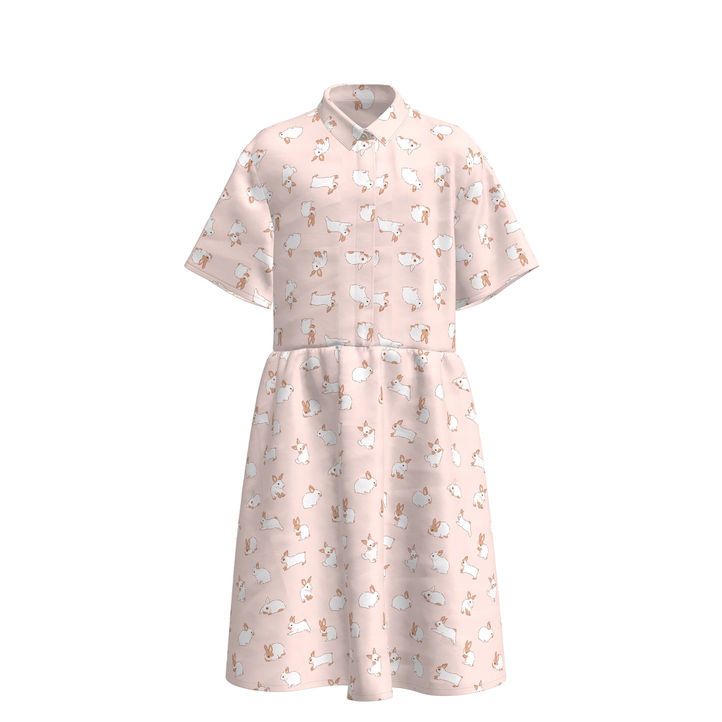 100% Cotton Fabric By the Yard Printed in USA Cotton Sateen -  Cotton CTN2654 Bunnies