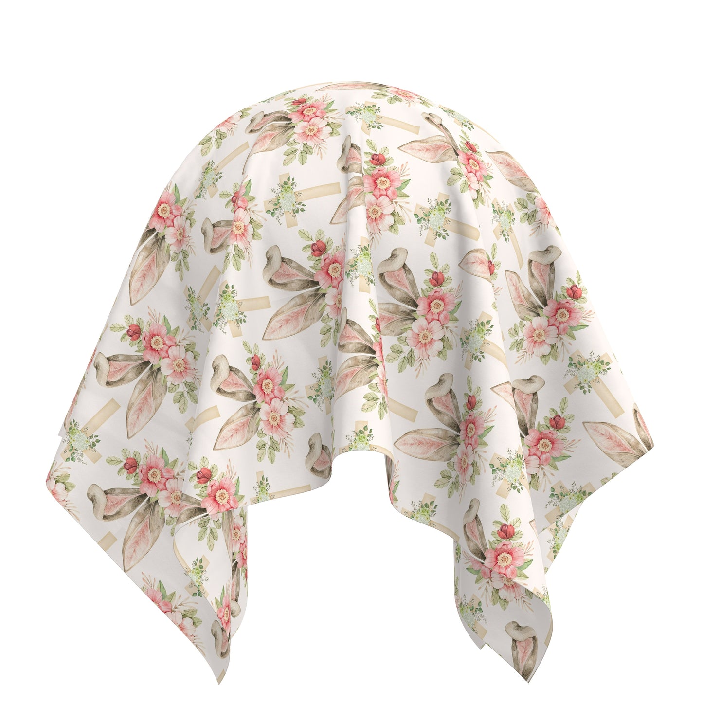 100% Cotton Fabric By the Yard Printed in USA Cotton Sateen -  Cotton CTN2640 Easter