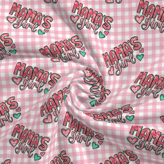 100% Cotton Fabric By the Yard Printed in USA Cotton Sateen -  Cotton CTN2643 Mama&#39;s Girl