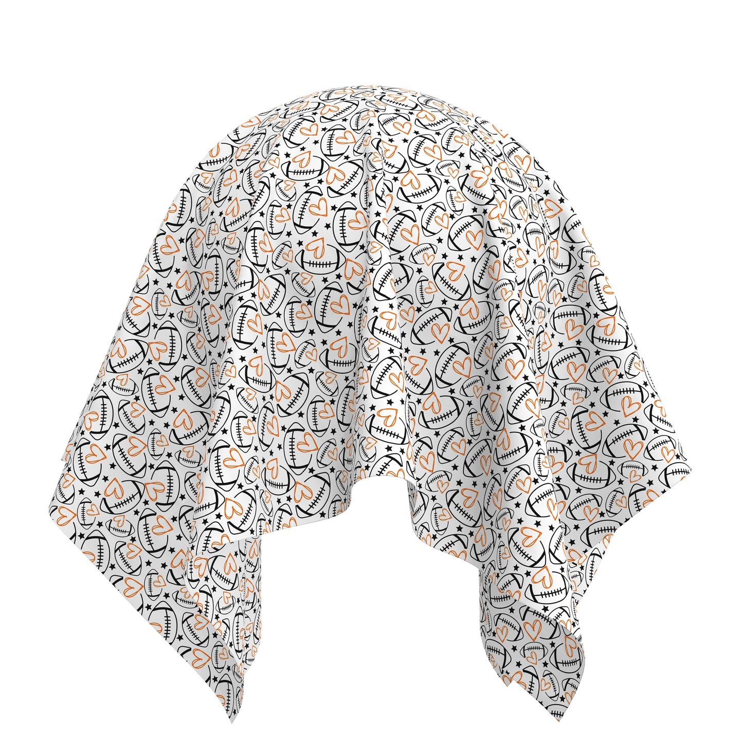 100% Cotton Fabric By the Yard Printed in USA Cotton Sateen -  Cotton CTN2646 Football