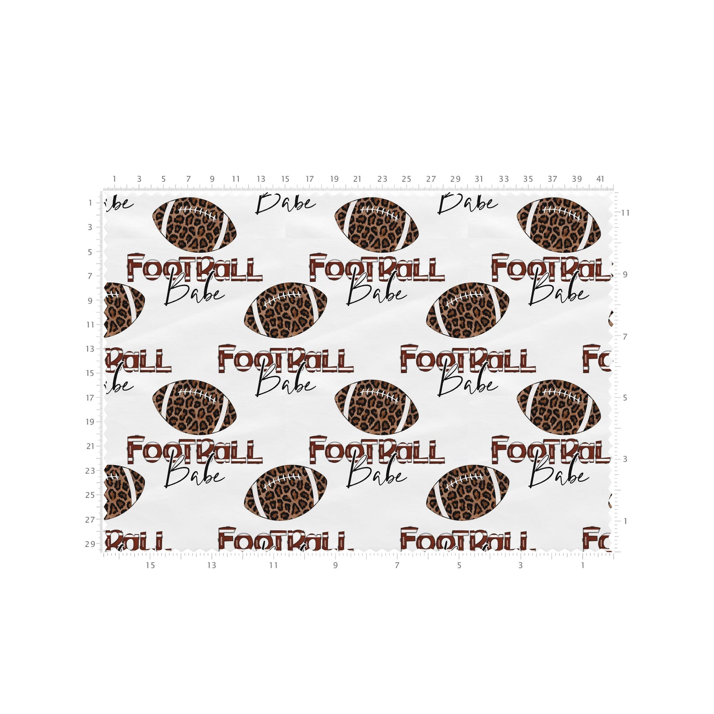 100% Cotton Fabric By the Yard Printed in USA Cotton Sateen -  Cotton CTN2647 Football