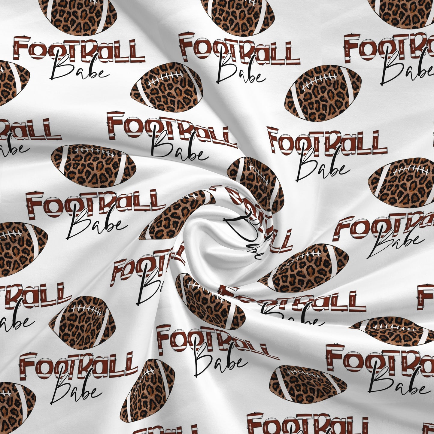 100% Cotton Fabric By the Yard Printed in USA Cotton Sateen -  Cotton CTN2647 Football