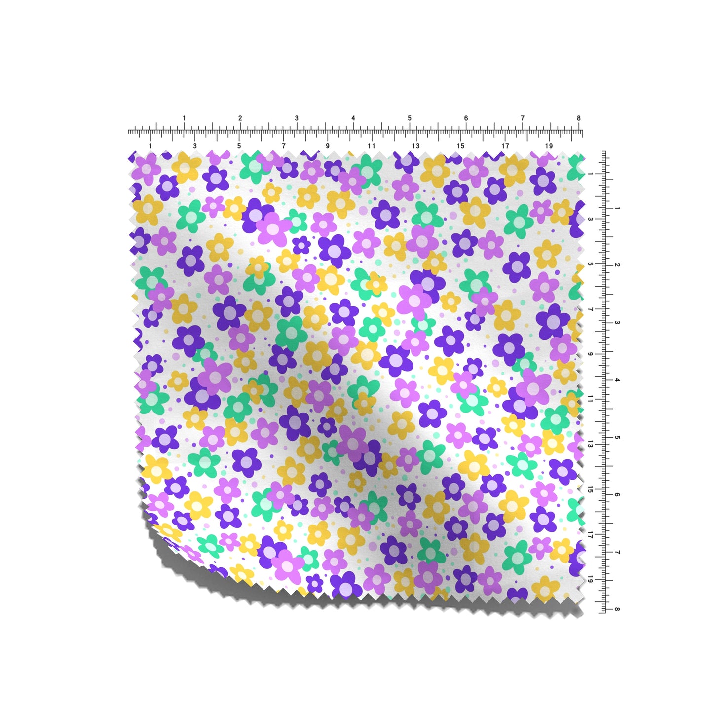 100% Cotton Fabric By the Yard Printed in USA Cotton Sateen -  Cotton CTN2651 Mardi Gras