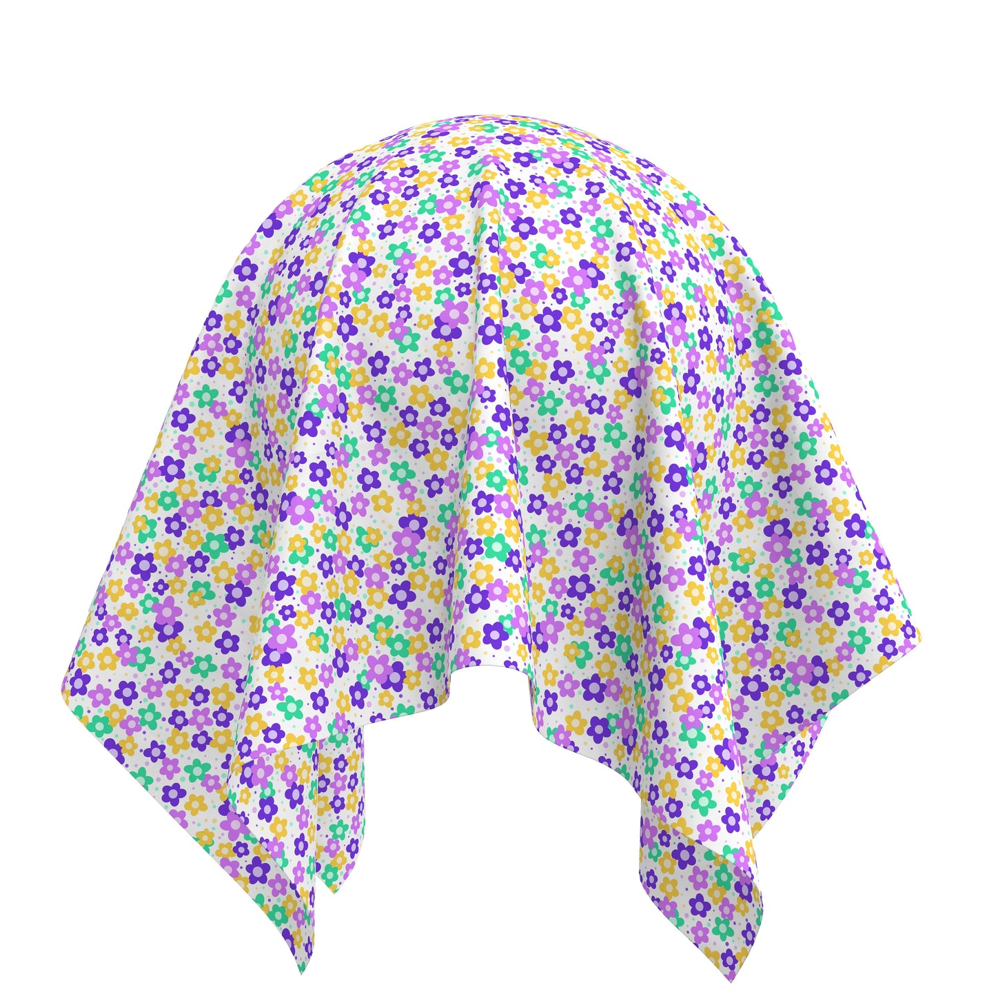 100% Cotton Fabric By the Yard Printed in USA Cotton Sateen -  Cotton CTN2651 Mardi Gras