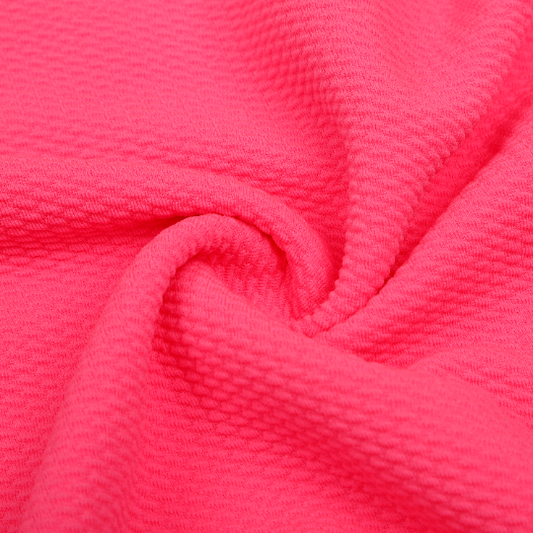 Neon Hot Pink Liverpool Bullet Textured Fabric